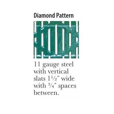 5’ Diamond Bench Without Back