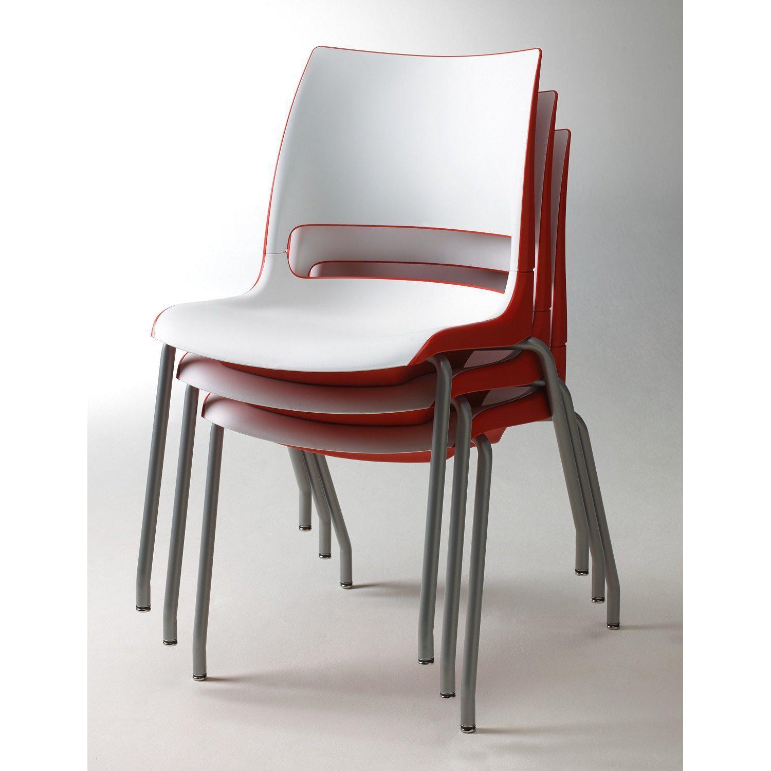 Doni Four-Leg Stack Chair with 2-Tone Poly Shell, FREE SHIPPING - NextGen  Furniture, Inc.