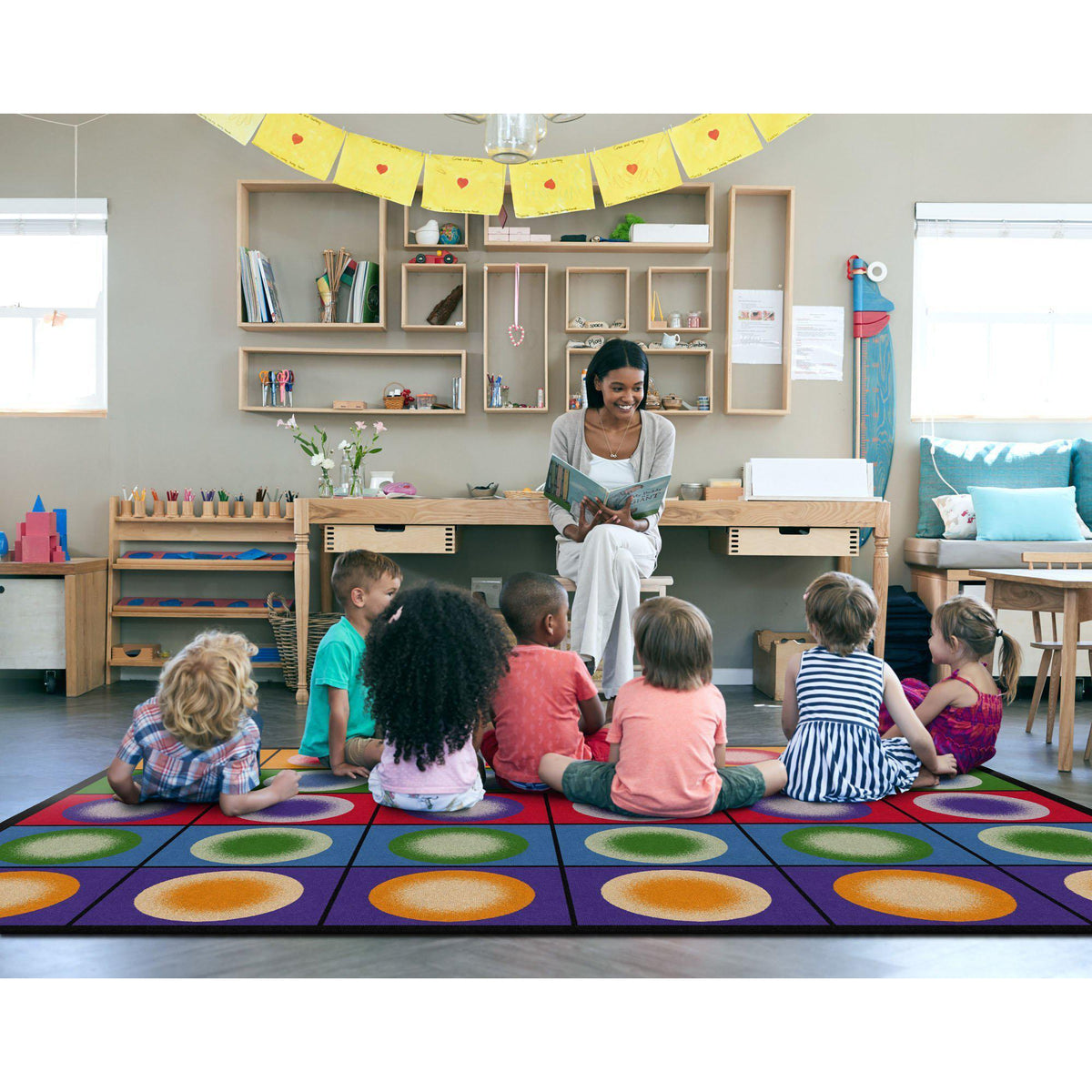 Dot Spots Rugs-Classroom Rugs & Carpets-