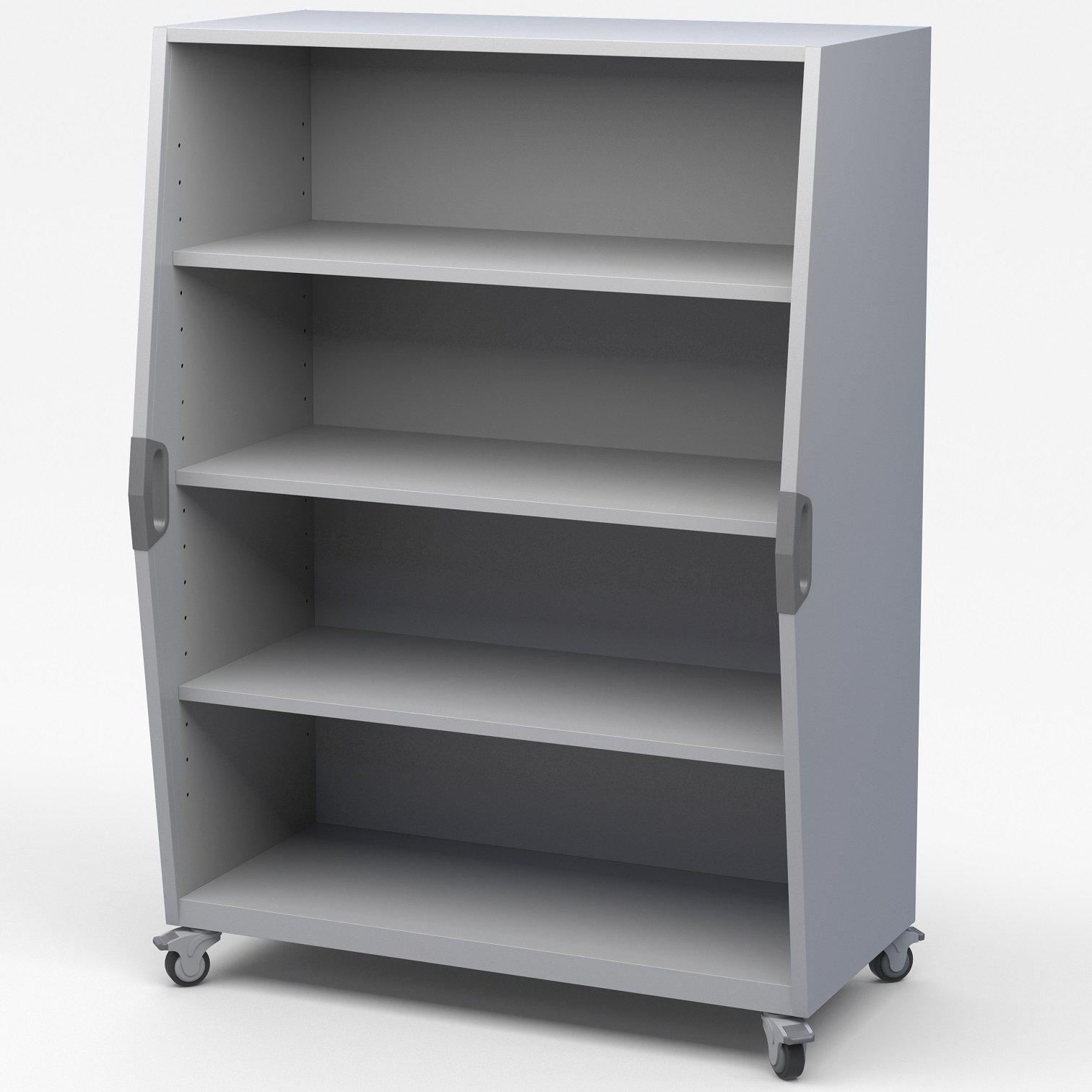 Explorer Series Tall Storage Cart-Storage Cabinets & Shelving-Open Storage-