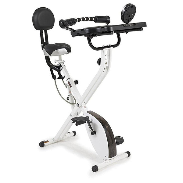 FitDesk v3.0 Exercise Bike Desk with Tablet Holder
