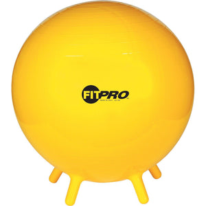 FitPro Ball with Stability Legs-Chairs-75 cm, Yellow-