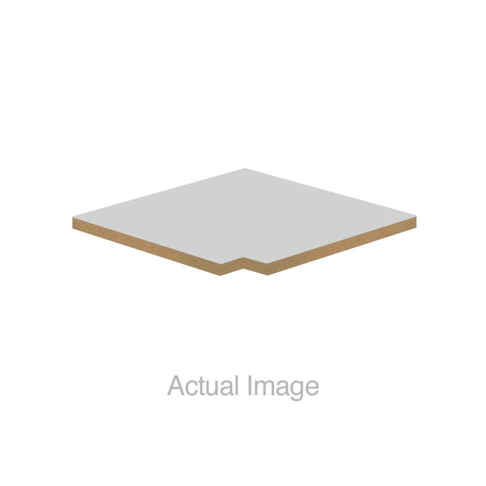 Flat Top Corner Filler for 15" Deep Designer Wood Lockers-Lockers-Gray-