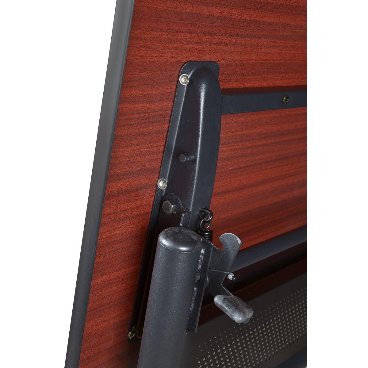 Kobe Flip Top Nesting Mobile Training Table with Modesty Panel, 48" x 24" Rectangle