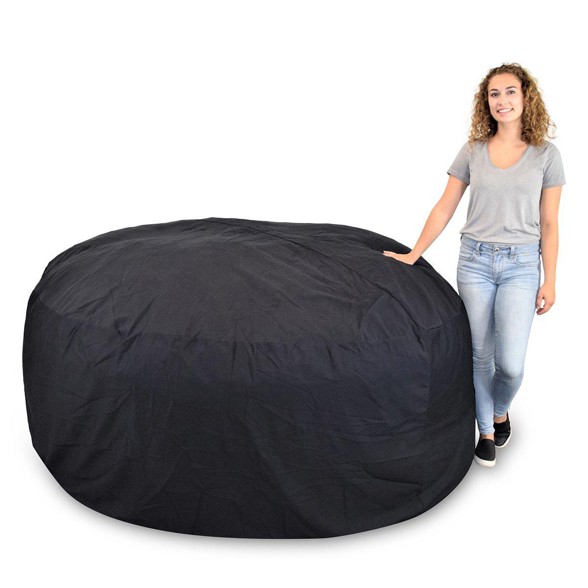 Amazon.com: Flash Furniture Dillon Small Bean Bag Chair for Kids and Teens,  Foam-Filled Beanbag Chair with Machine Washable Cover, Denim : Home &  Kitchen