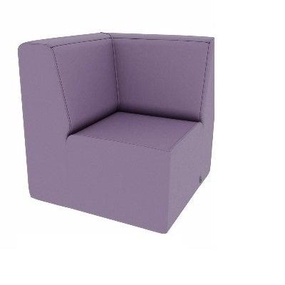 Fomcore Armless Series Linear Corner with 100% ALL-FOAM CORE, Antibacterial Vinyl Upholstery, LIFETIME WARRANTY, FREE SHIPPING