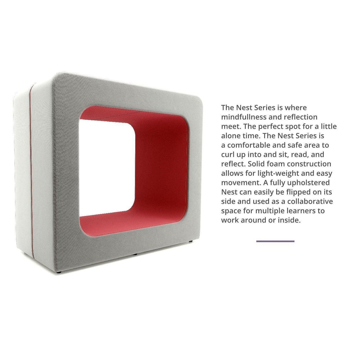 Fomcore Nest Series Eagle's Nest, ALL-FOAM CORE, Antibacterial Vinyl Upholstery, LIFETIME WARRANTY, FREE SHIPPING