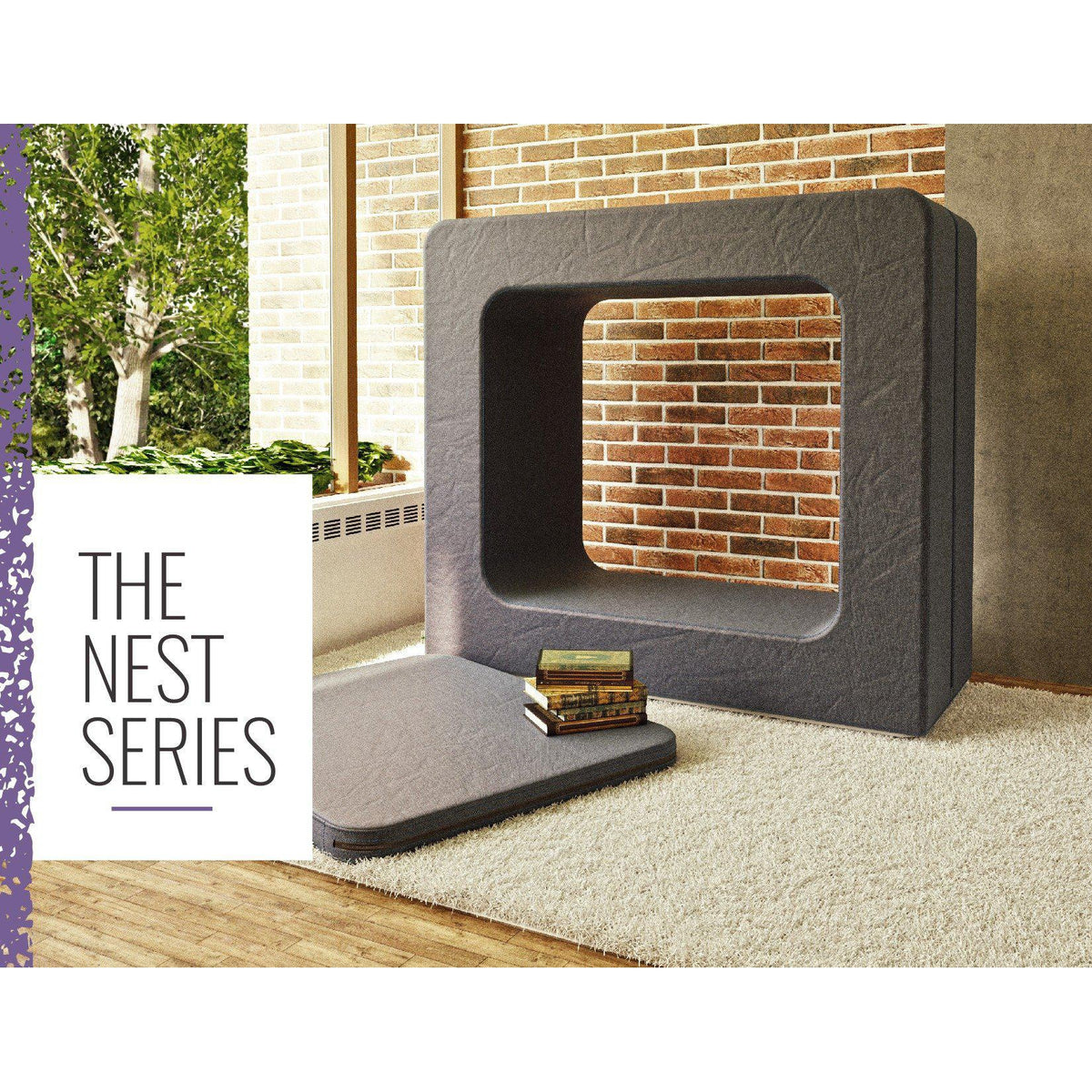 Fomcore Nest Series Oriole's Nest, ALL-FOAM CORE, Antibacterial Vinyl Upholstery, LIFETIME WARRANTY, FREE SHIPPING