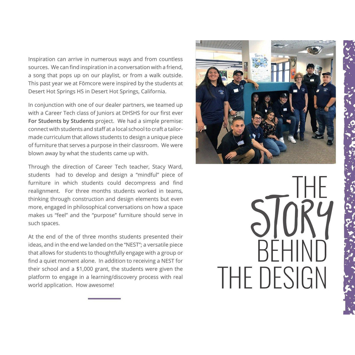 Fomcore Nest Series Eagle's Nest, ALL-FOAM CORE, Antibacterial Vinyl Upholstery, LIFETIME WARRANTY, FREE SHIPPING