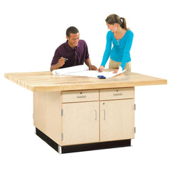 ◼️4drawers wood working table 作業台 ◼️4drawers wood working table 作業台