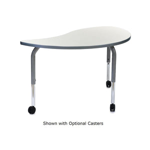 Method Collaborative Series Adjustable Height Tables, 19"   28" H, Ambit Shape, 30" x 54"