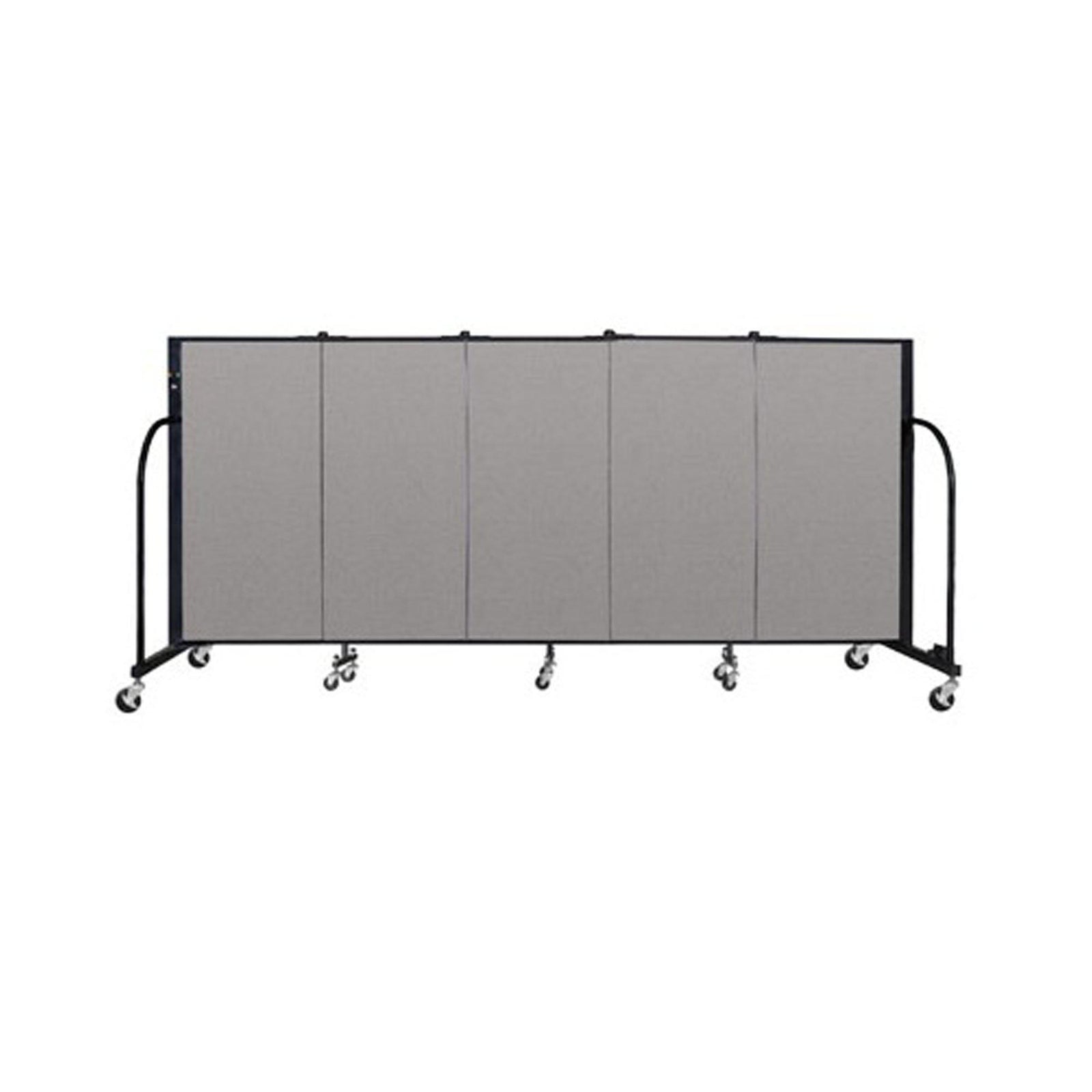 Screenflex FREEstanding Vinyl Portable Partition - 4'H x 9' 5"L - 5 Panels