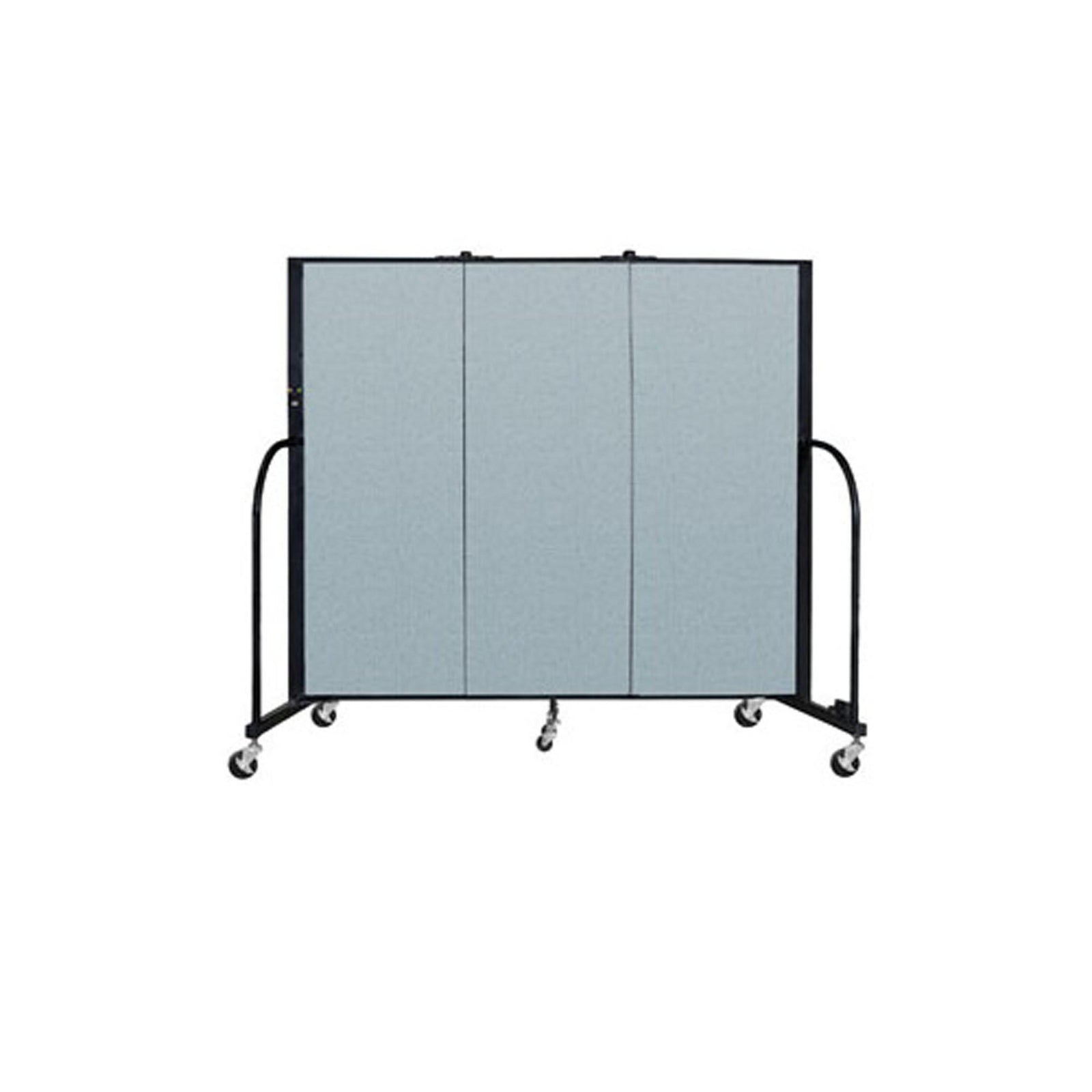 Screenflex FREEstanding Vinyl Portable Partition - 5'H x 5' 9"L - 3 Panels