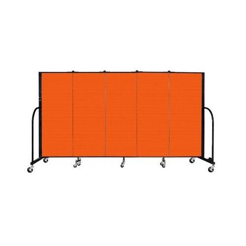 Screenflex FREEStanding Fabric Portable Room Divider Partitions, 5 Ft. High