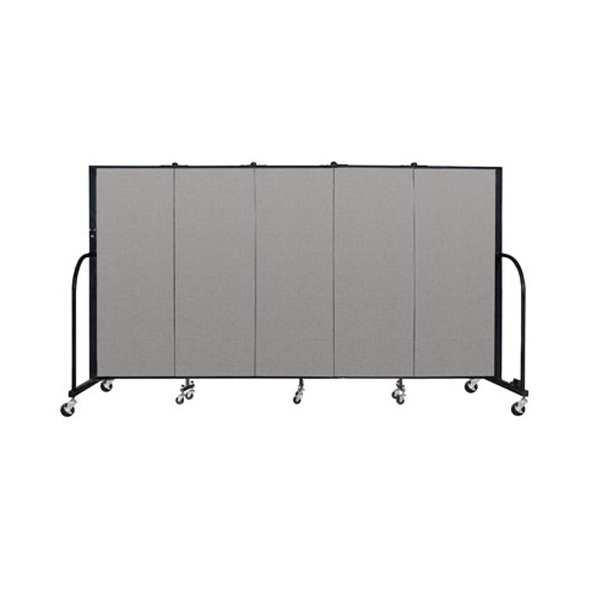 Screenflex FREEstanding Vinyl Portable Partition - 5'H x 9' 5"L - 5 Panels