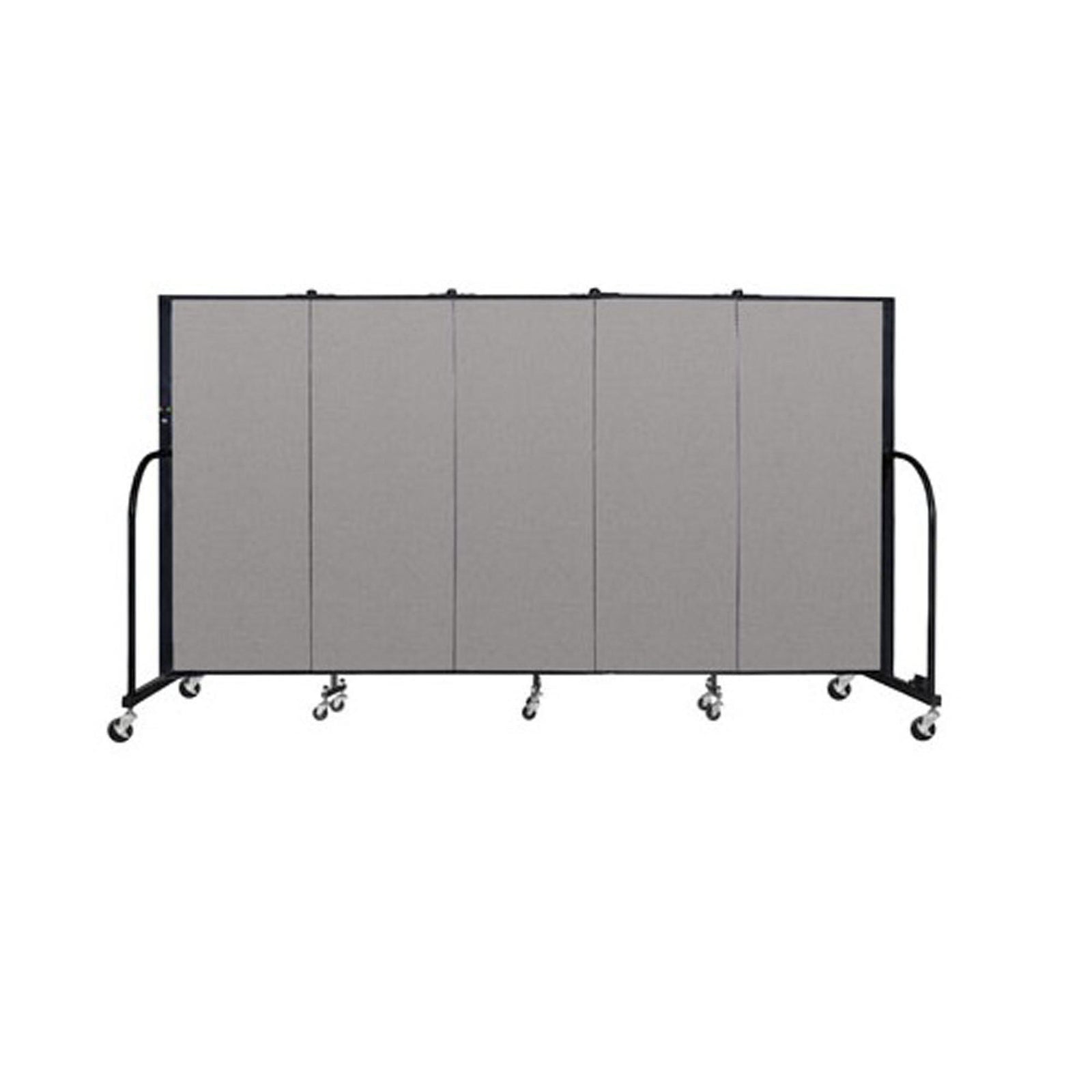 Screenflex FREEstanding Vinyl Portable Partition - 5'H x 9' 5"L - 5 Panels