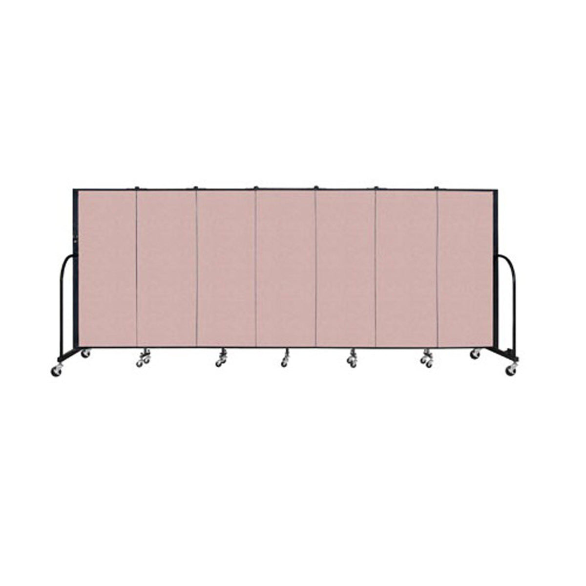 Screenflex FREEstanding Vinyl Portable Partition - 5'H x 13' 1"L - 7 Panels