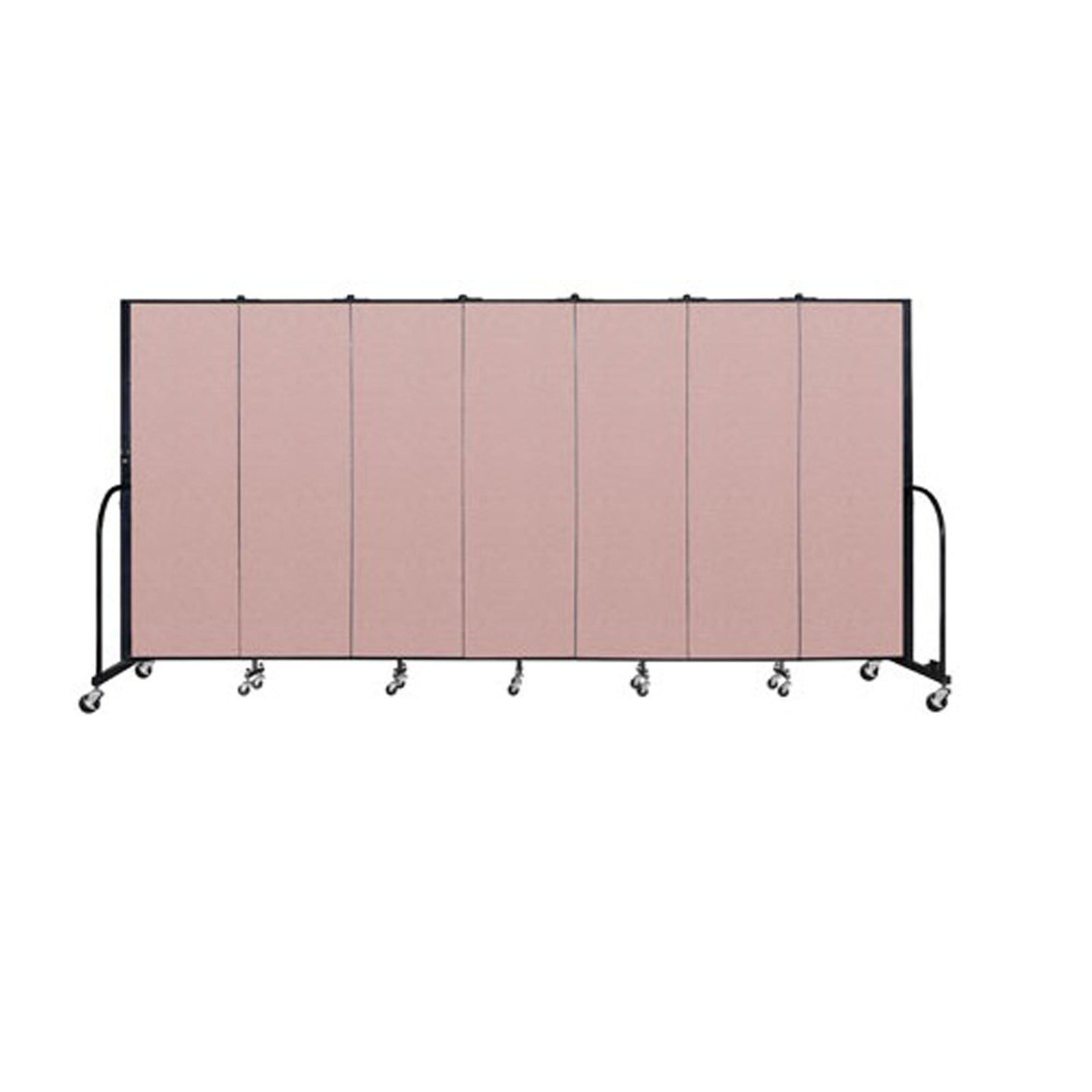 Screenflex FREEstanding Vinyl Portable Partition - 6'H x 13' 1"L - 7 Panels