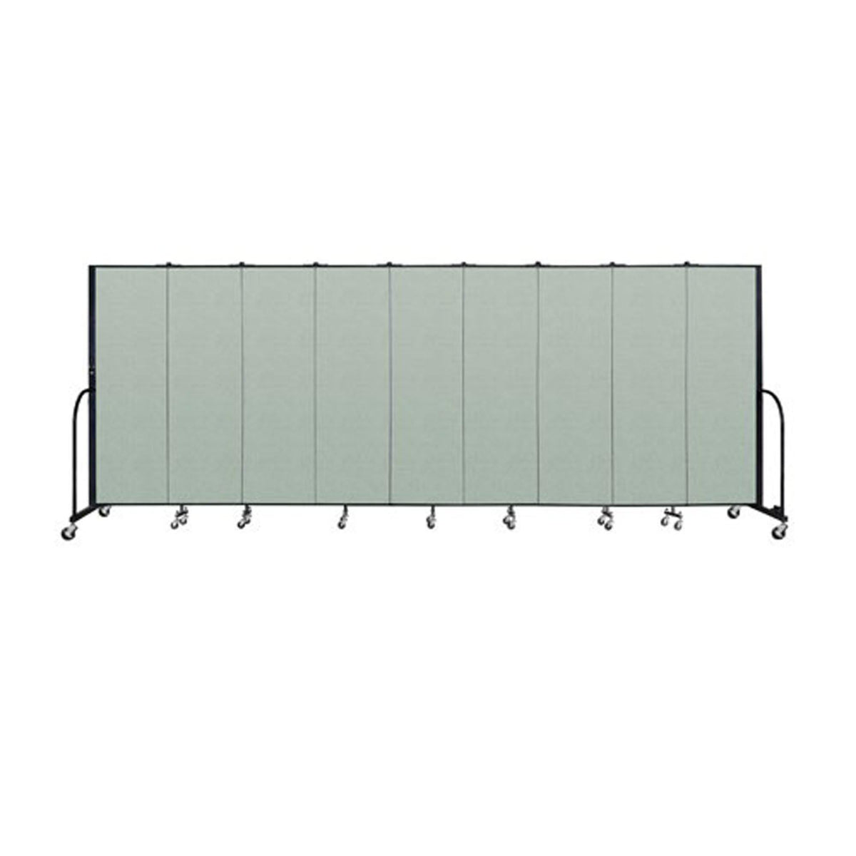 Screenflex FREEstanding Vinyl Portable Partition - 6'H x 16' 9"L - 9 Panels