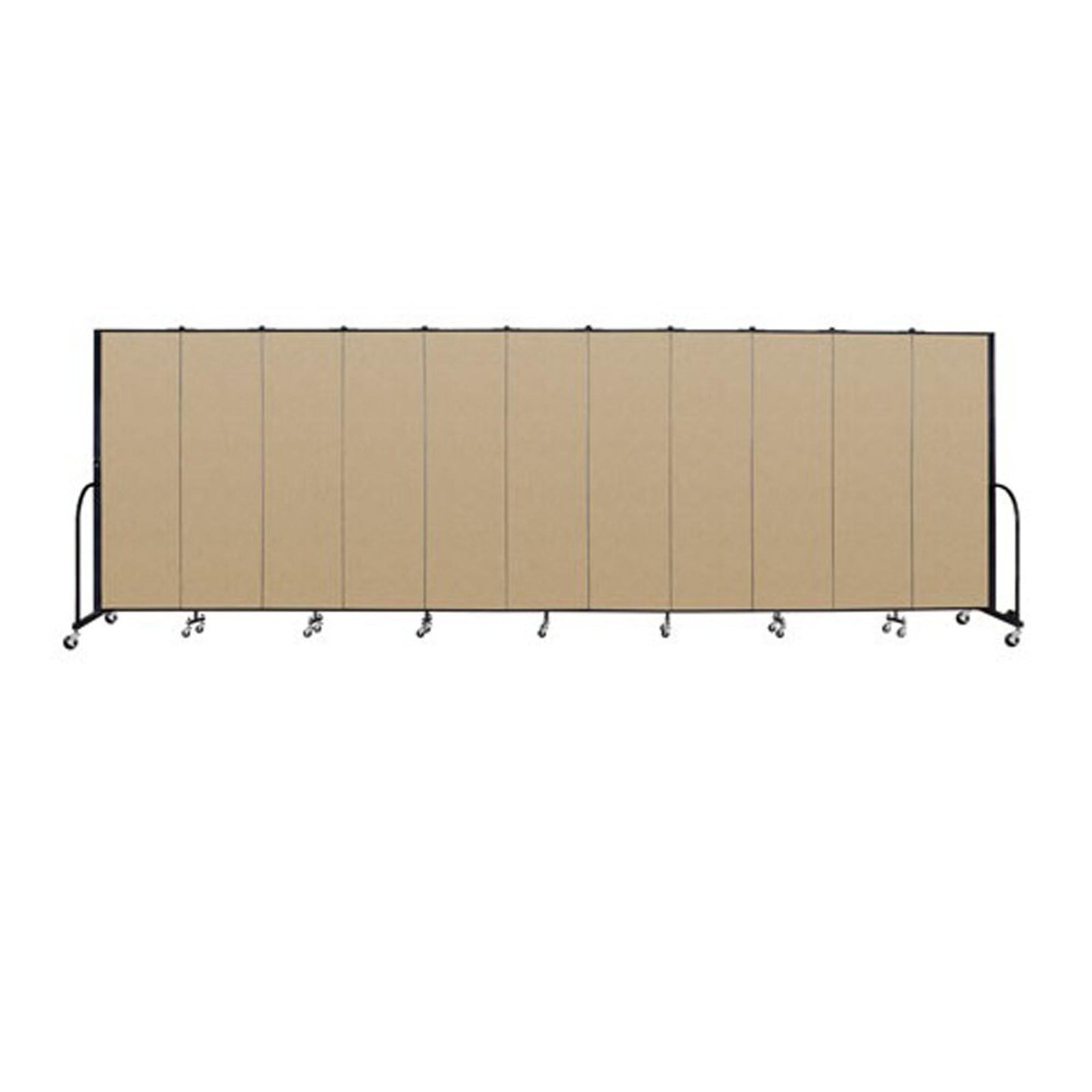 Screenflex FREEstanding Vinyl Portable Partition - 6' 8"H x 20' 5"L - 11 Panels