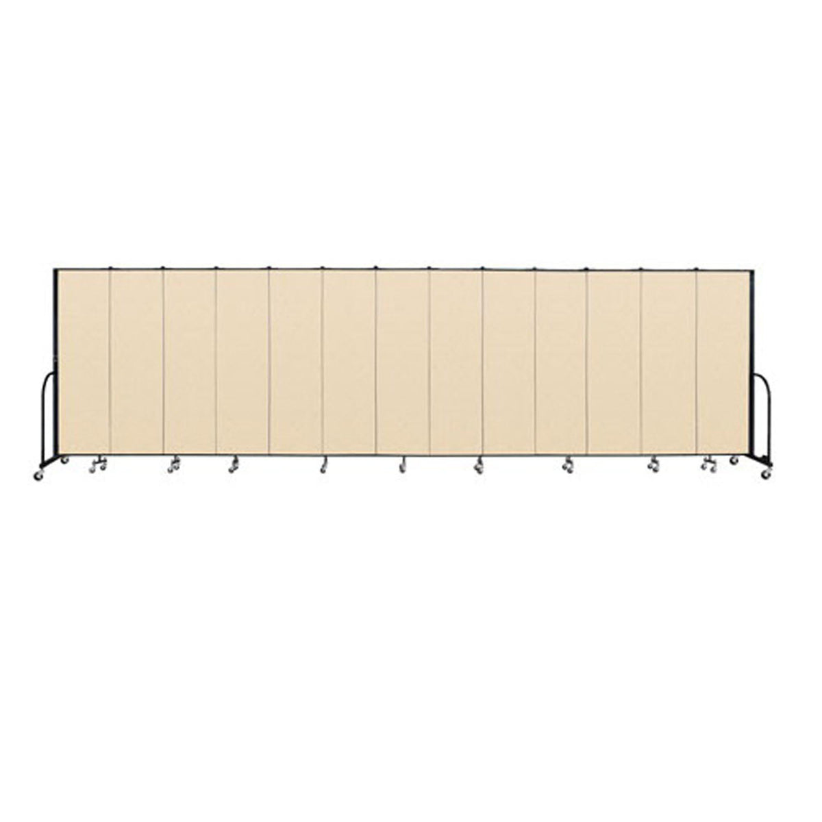 Screenflex FREEstanding Vinyl Portable Partition - 6' 8"H x 24' 1"L - 13 Panels