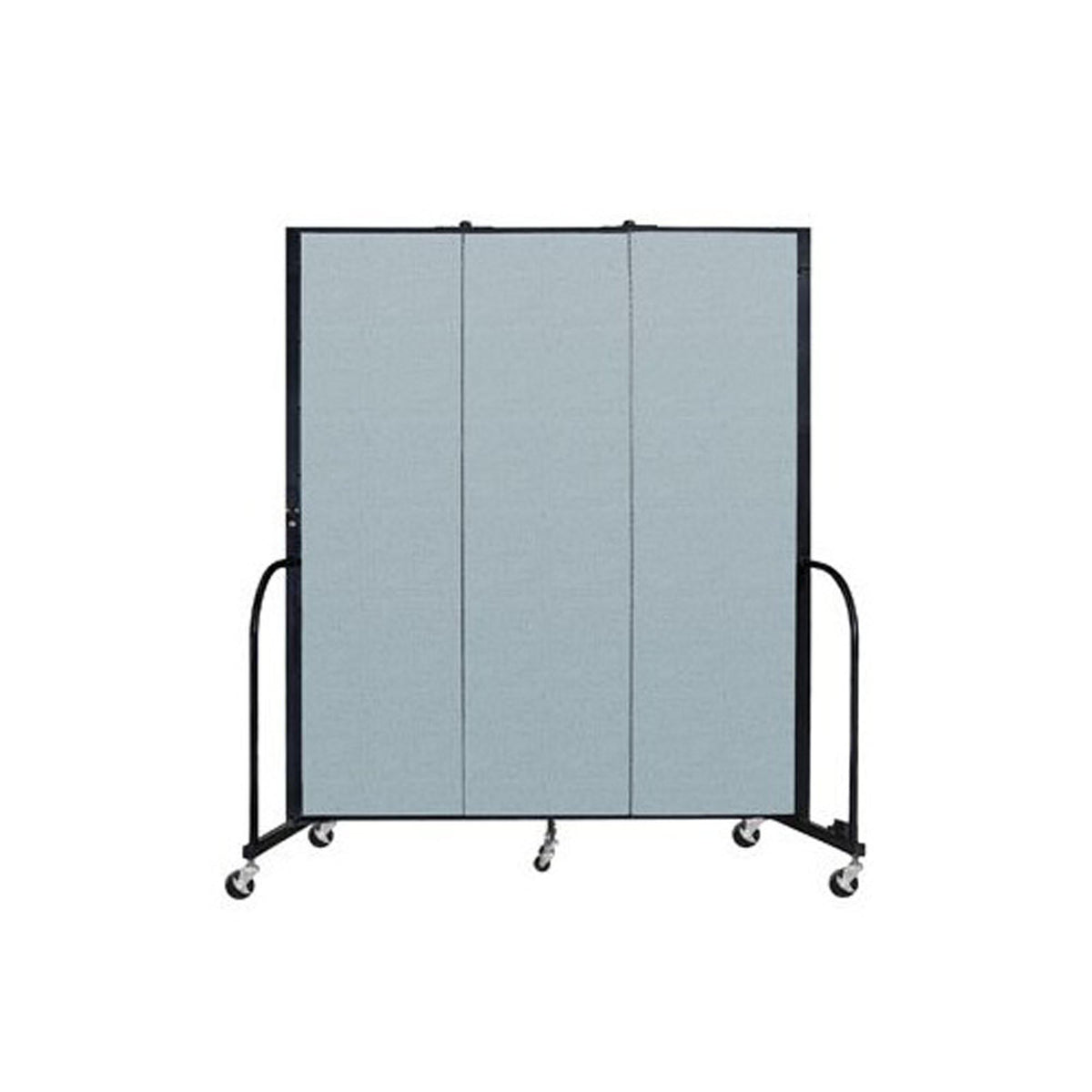 Screenflex FREEstanding Vinyl Portable Partition - 6' 8"H x 5' 9"L - 3 Panels