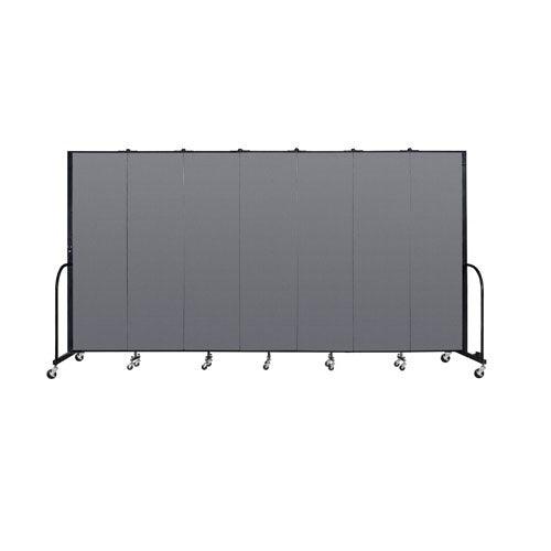 Screenflex FREEStanding Fabric Portable Room Divider Partitions, 6' 8" High