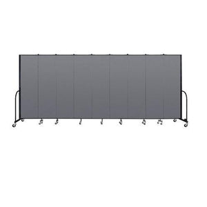 Screenflex FREEStanding Fabric Portable Room Divider Partitions, 6' 8" High