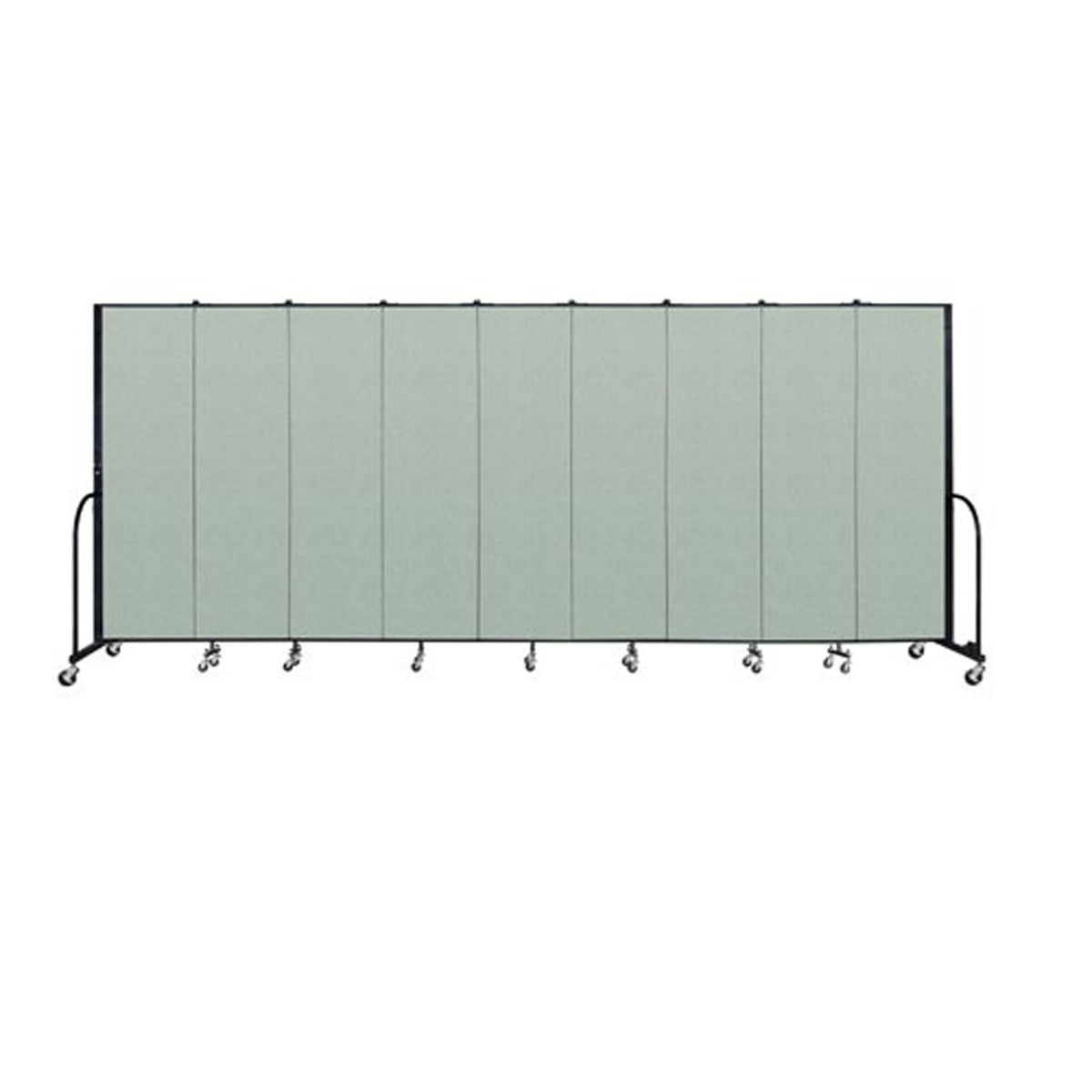 Screenflex FREEstanding Vinyl Portable Partition - 6' 8"H x 16' 9"L - 9 Panels