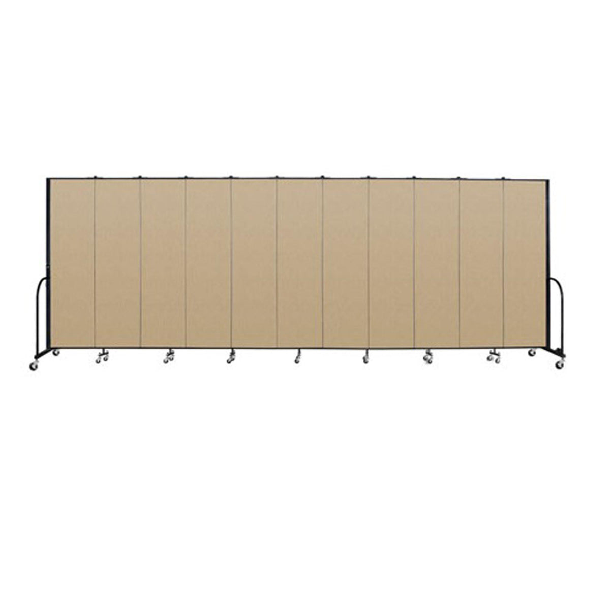 Screenflex FREEstanding Vinyl Portable Partition - 7' 4"H x 20' 5"L - 11 Panels