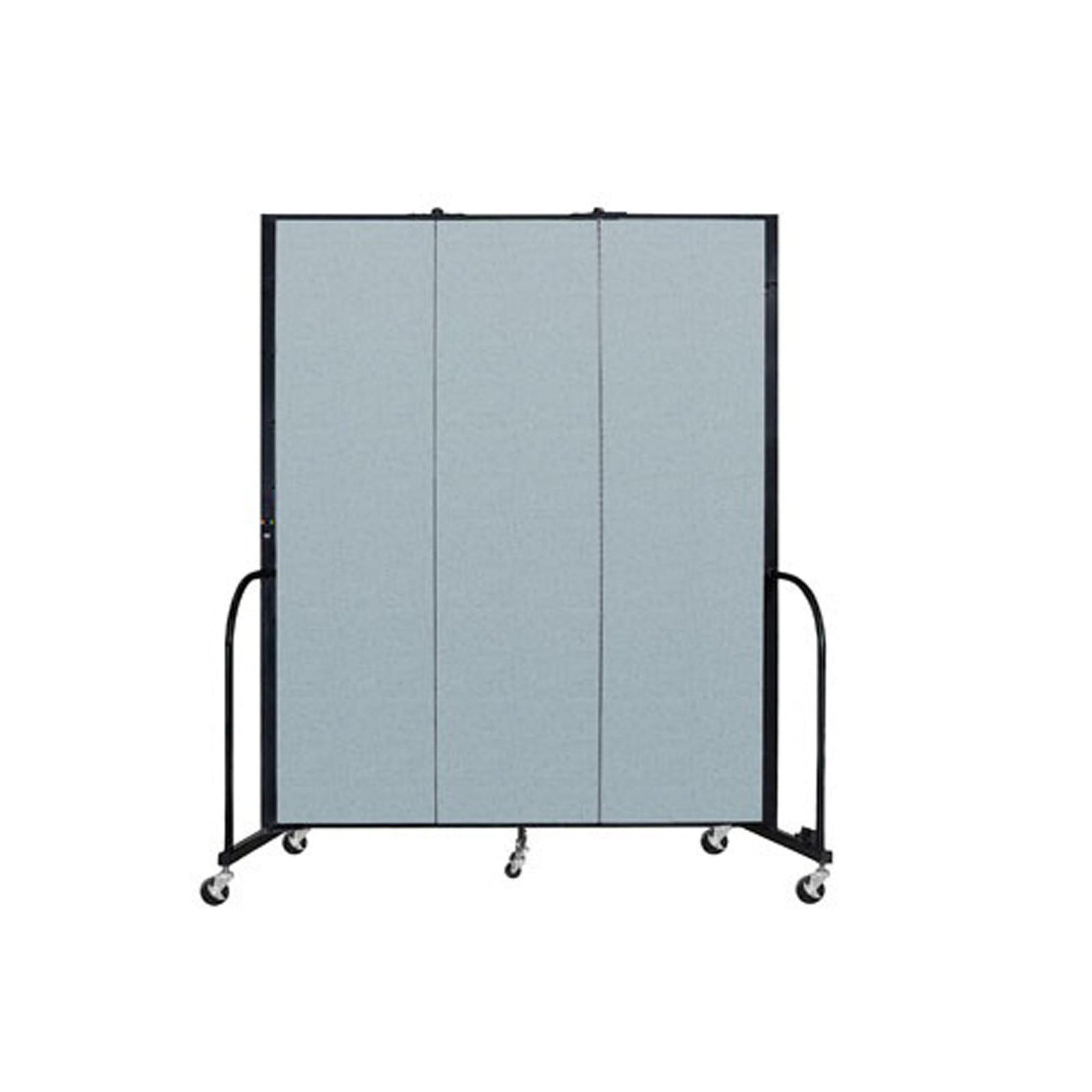 Screenflex FREEstanding Vinyl Portable Partition - 7' 4"H x 5' 9"L - 3 Panels