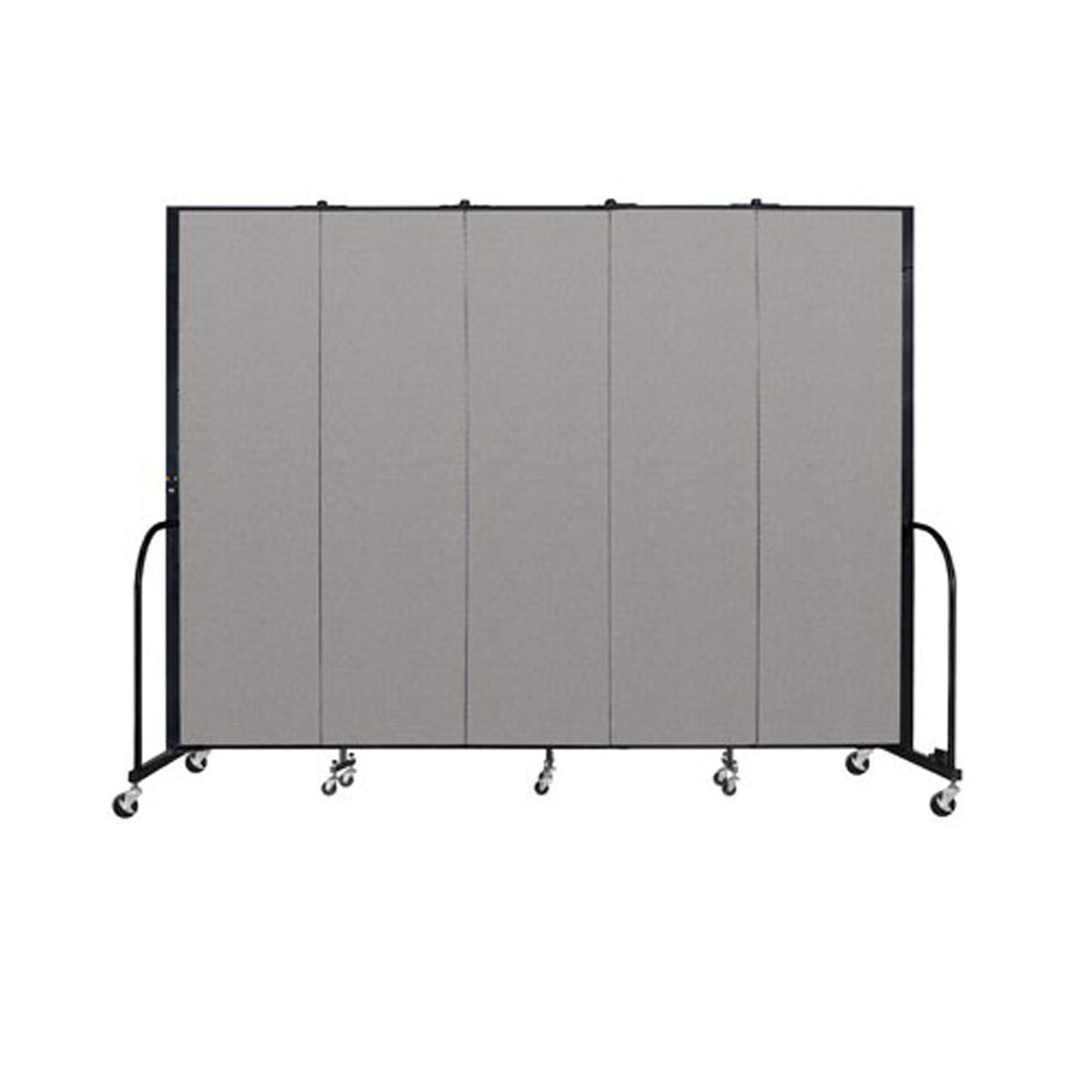 Screenflex FREEstanding Vinyl Portable Partition - 7' 4"H x 9' 5"L - 5 Panels