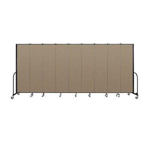 Screenflex FREEStanding Fabric Portable Room Divider Partitions, 7' 4" High