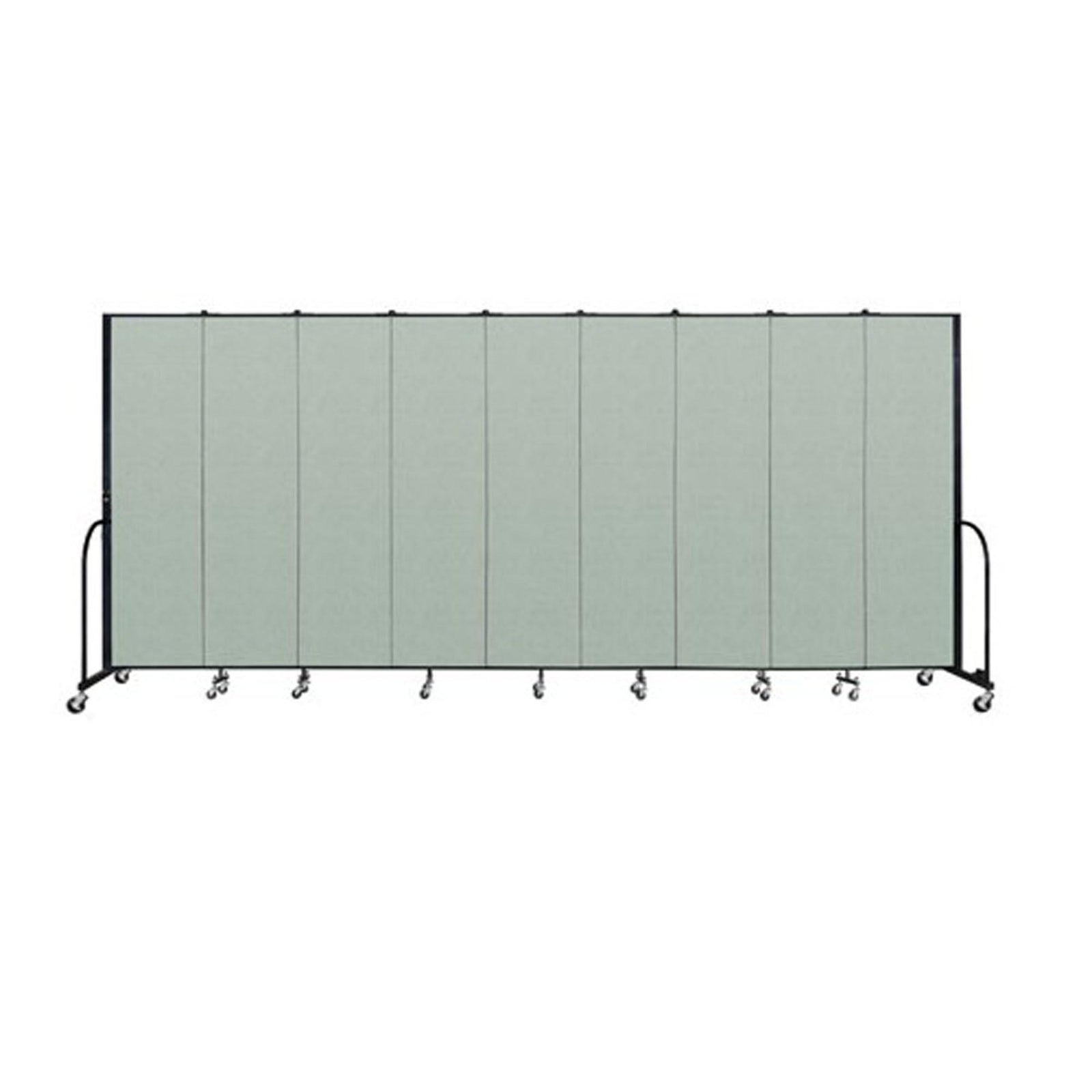 Screenflex FREEstanding Vinyl Portable Partition - 7' 4"H x 16' 9"L - 9 Panels