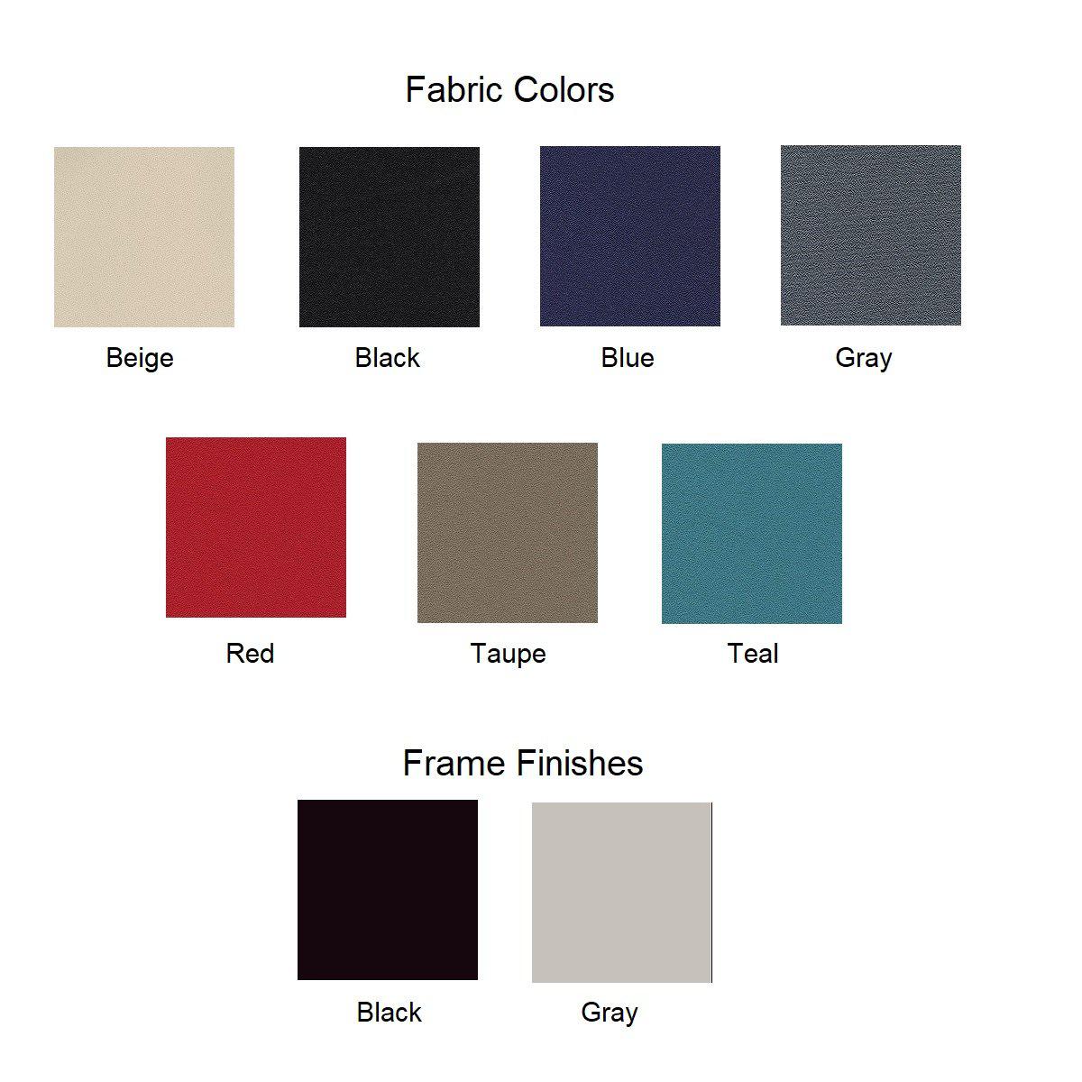 Ovation 1 Door Enclosed Fabric Bulletin Board, Hinged Door, 3' H x 2' W