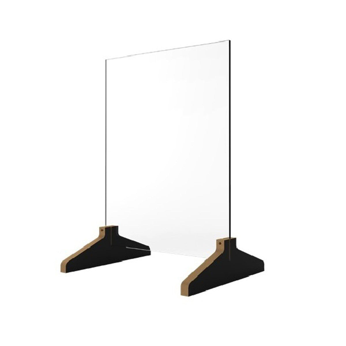 Nextgen Countertop Protective Guard, Foot Base, 23" H x 15" W x 12" D