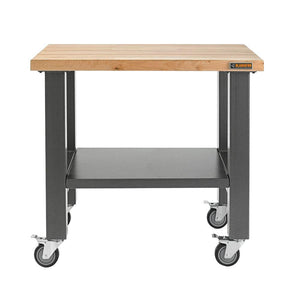 Mobile Workbench with Hardwood Top, 36" W, FREE SHIPPING