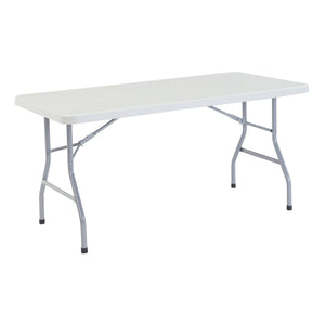 Heavy Duty Folding Table, Speckled Gray-Tables-30" x 60"-