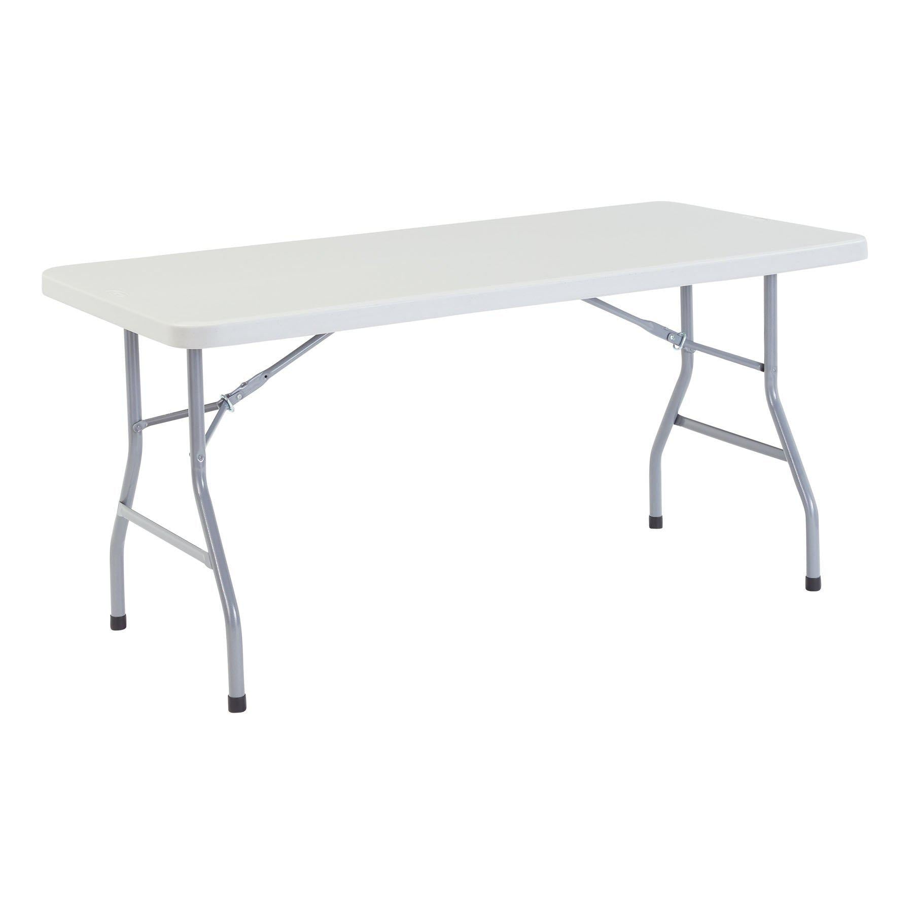 Heavy Duty Smooth Top Blow-Molded Plastic Folding Tables - NextGen  Furniture, Inc.