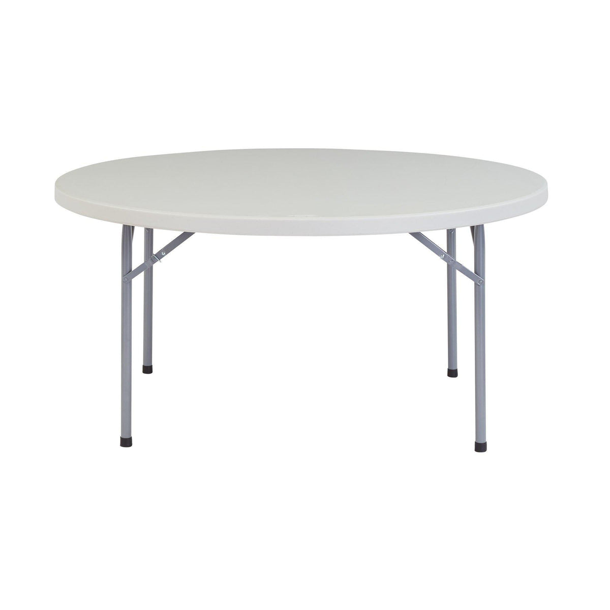 Heavy Duty Round Folding Table, Speckled Grey-Tables-60" Round-