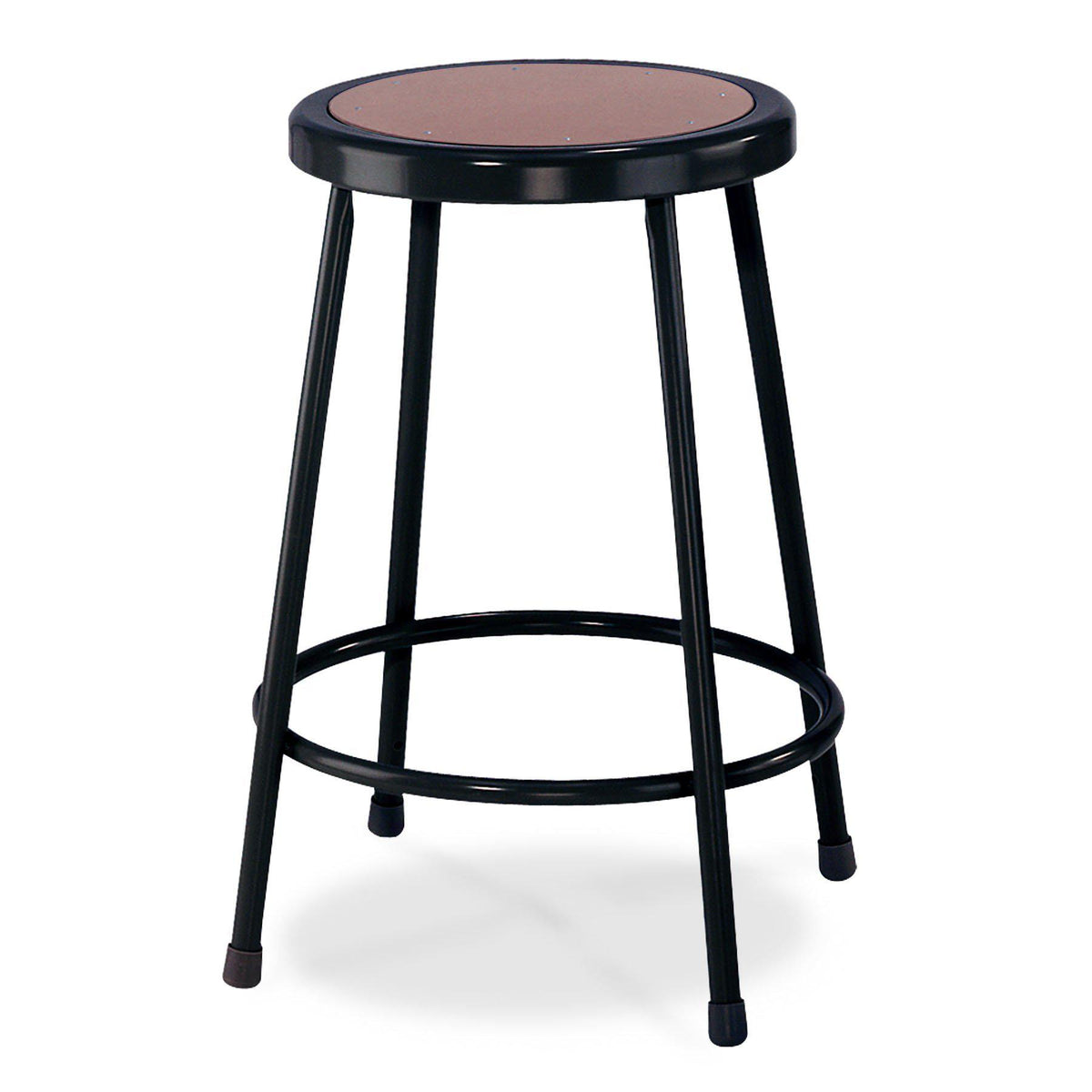 Heavy Duty Steel Stool-Stools-22"-Black-
