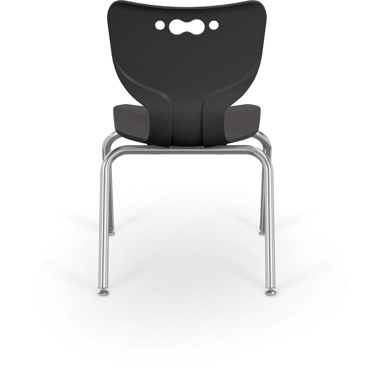 Hierarchy 4-Leg School Chair, Chrome Frame, 5 Pack-Chairs-