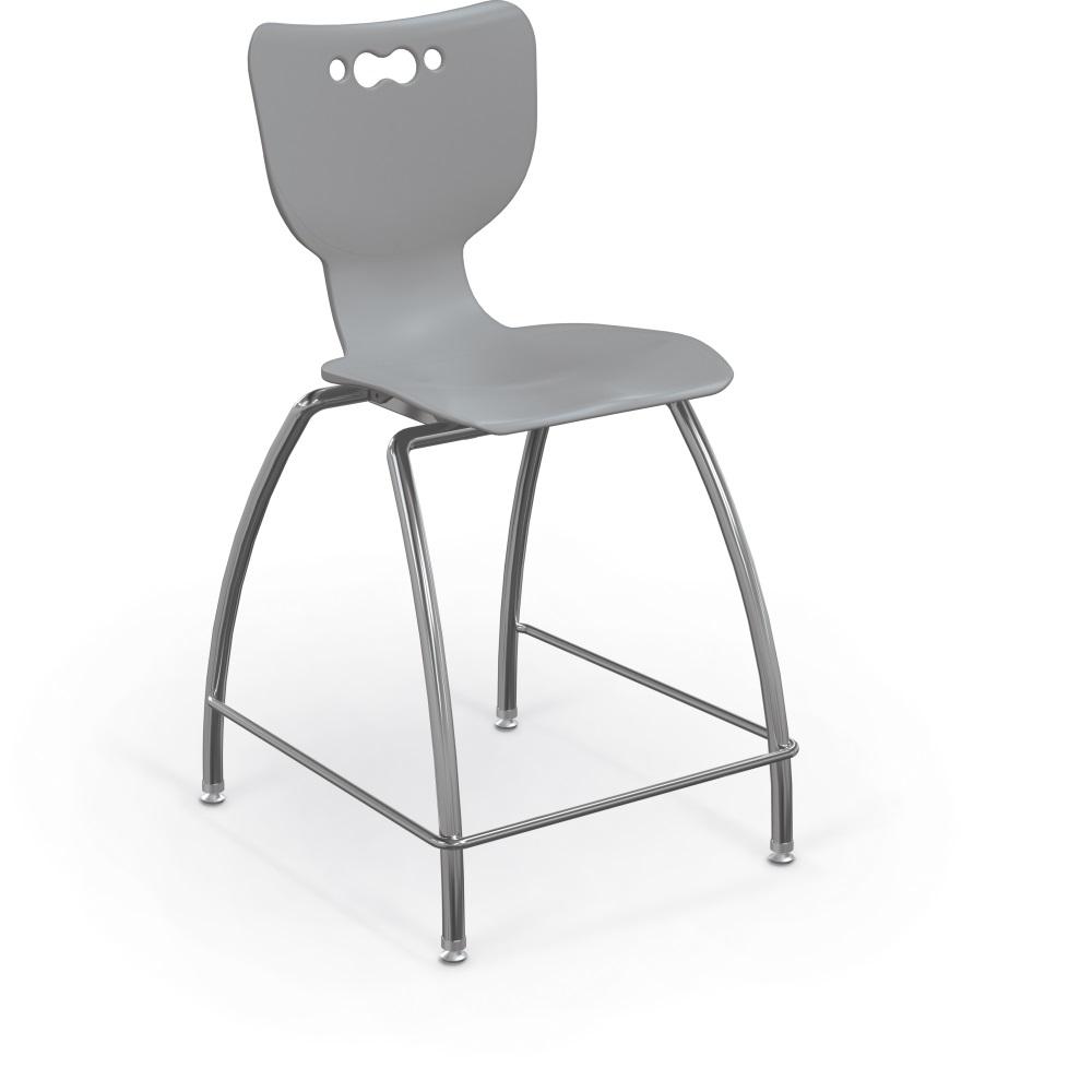 Hierarchy 4-Leg Stool-Stools-24"-Gray-