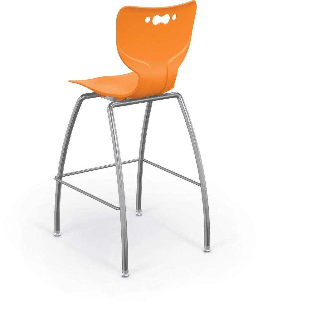 Hierarchy 4-Leg Stool-Stools-30"-Orange-