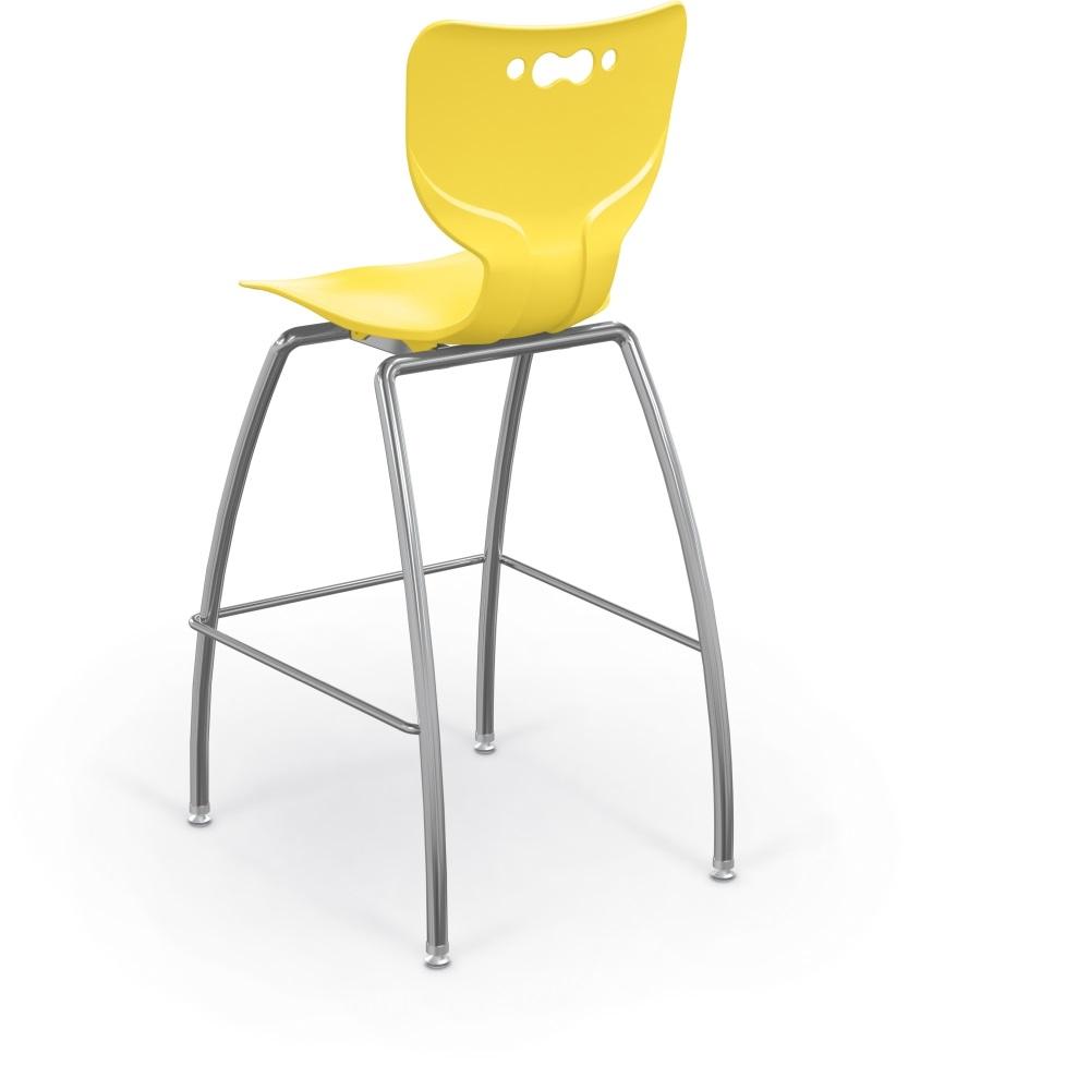 Hierarchy 4-Leg Stool-Stools-30"-Yellow-