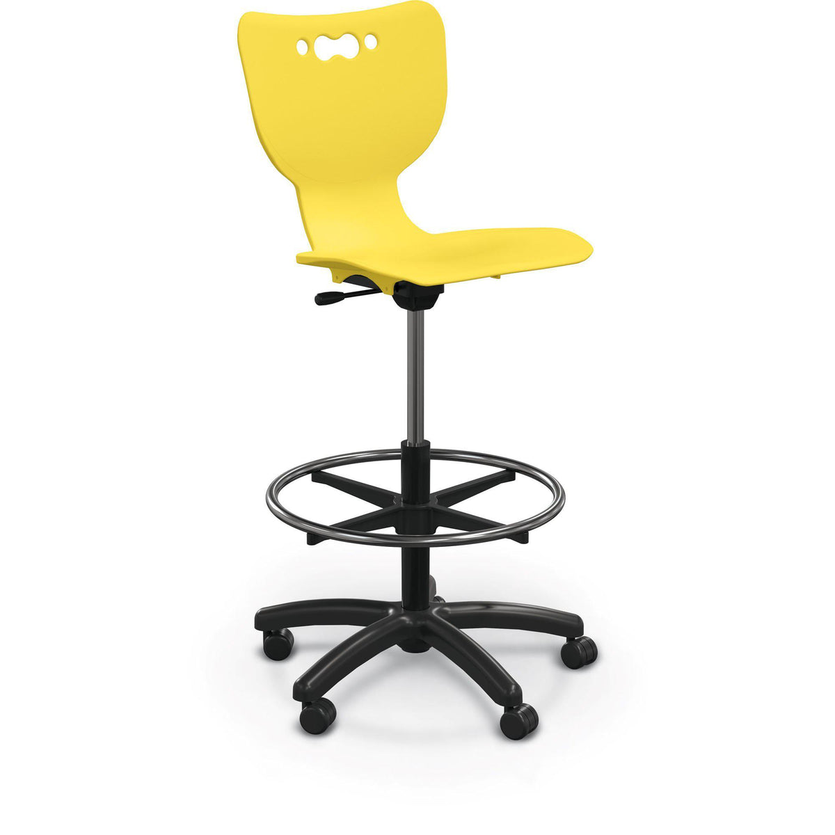 Hierarchy 5-Star Stool-Stools-Yellow-