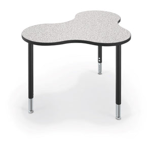 Hierarchy Cloud 9 Desk and Table-School Furniture-Medium-Grey Nebula with Black Edgeband-