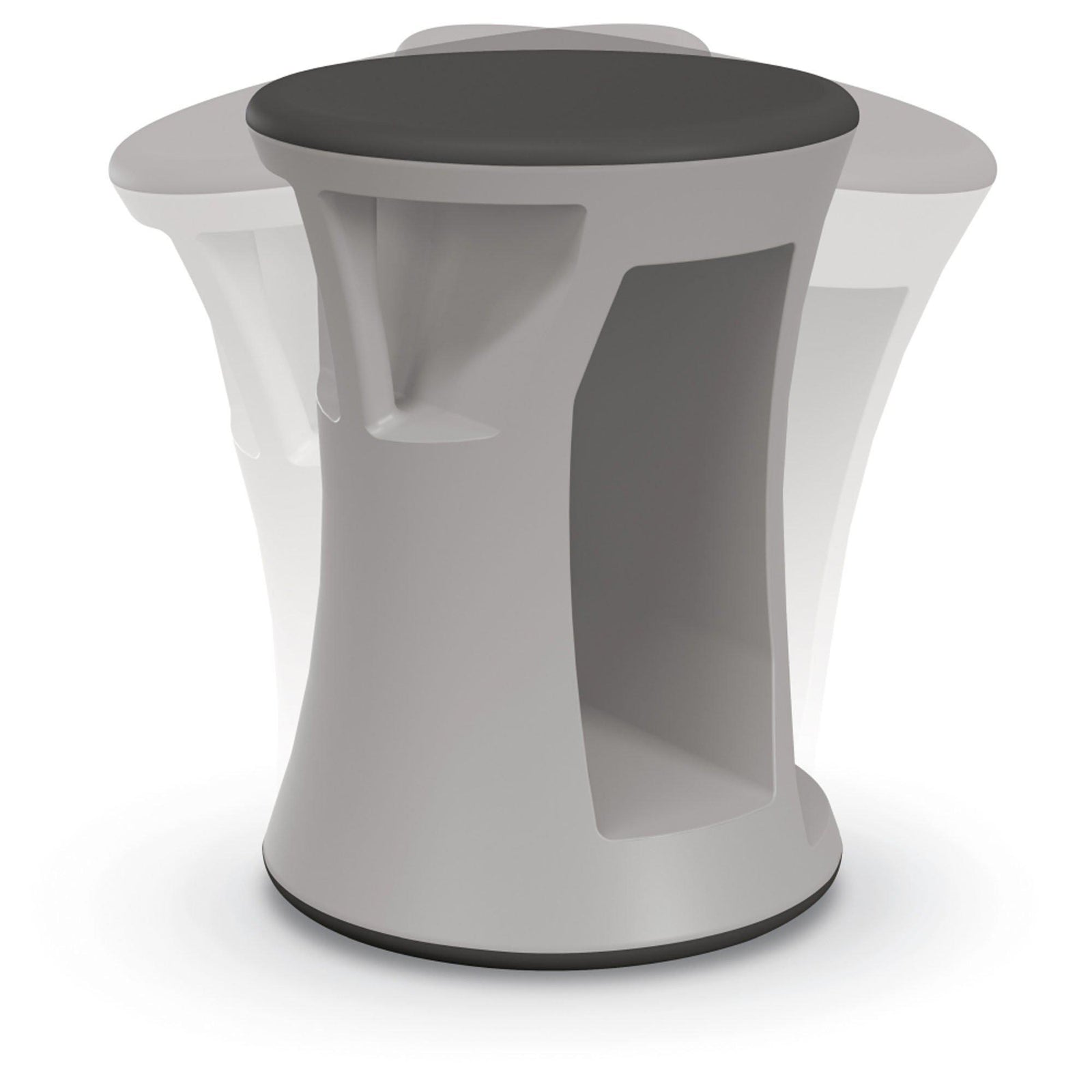 Hierarchy Flipz Stacking/Rocking Stool-Stools-Black-