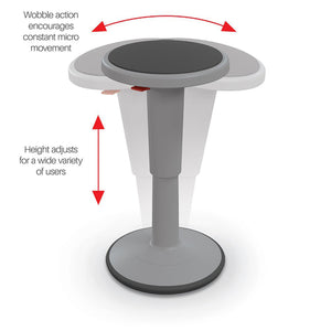 Hierarchy Grow Height Adjustable Wobble Stool-Stools-