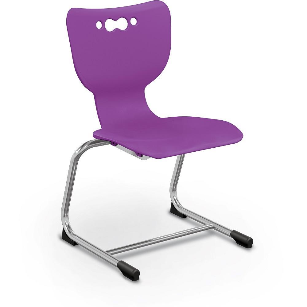Hierarchy Cantilever School Chair Chrome Frame NextGen